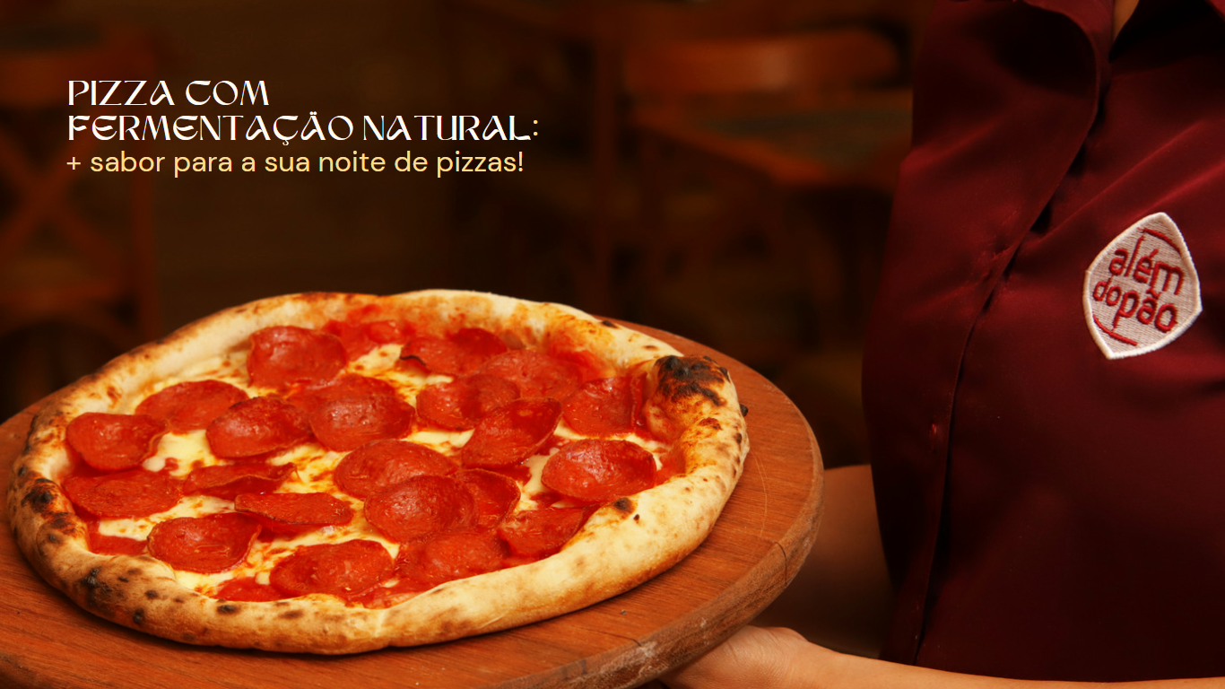 Pizza fermentação natural